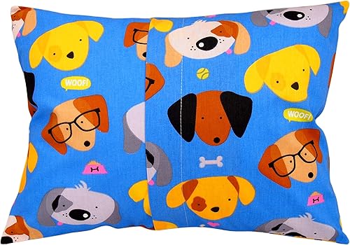 Miniatura 36 de Funda de almohada de algodón para niños pequeños de 13 x 18 pulgadas, funda de almohada de policía para niños, funda de almohada de viaje pequeña