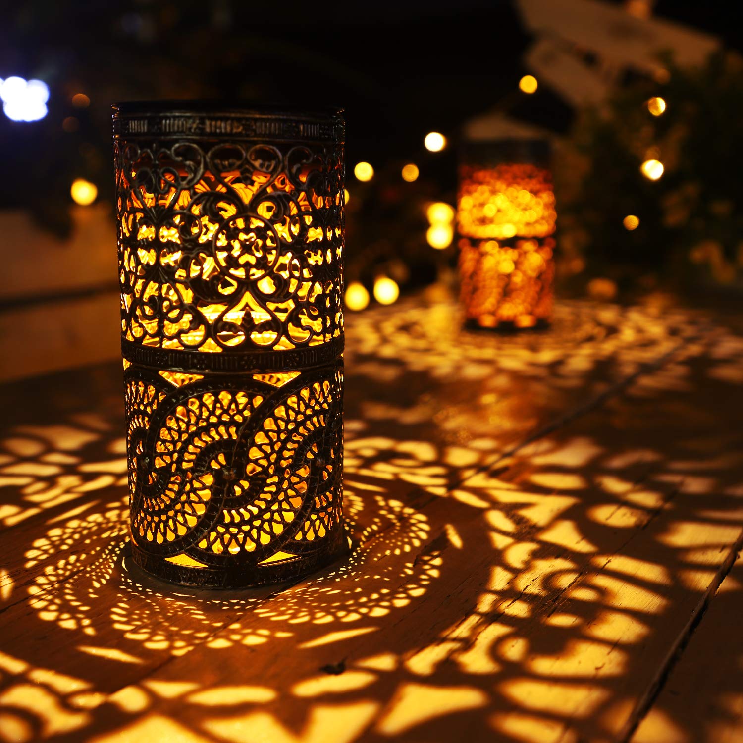 table solar lights