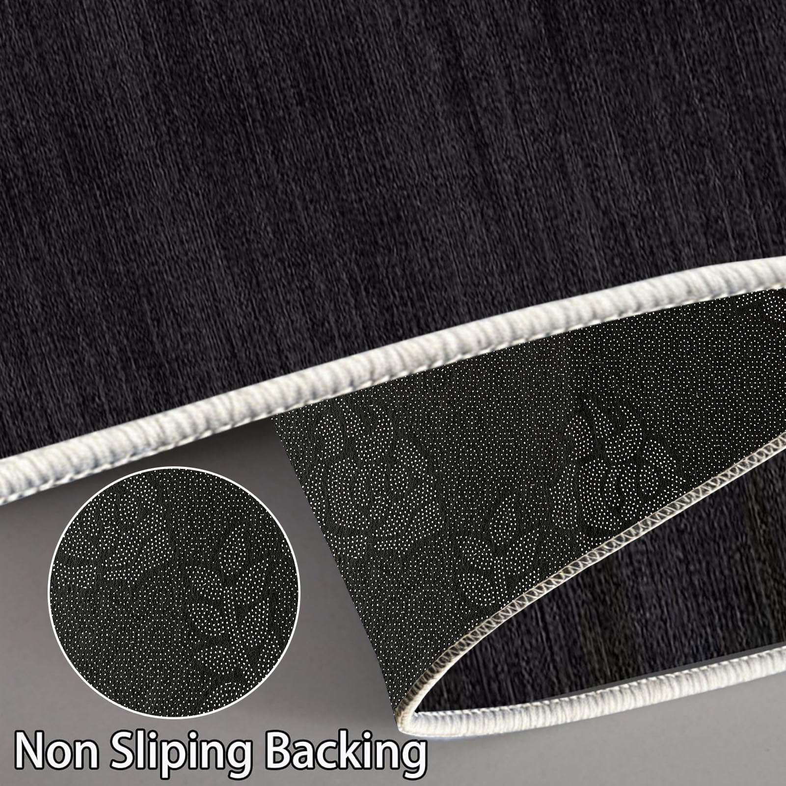 Tappeto Lungo per Corridoio Tappeto da Cucina Lavabile Tappeti Cucina Antiscivolo Tappeti Runner Ingresso per Corridoio Soggiorno Entrata Casa Passatoia Multifunzione in Moquette 70 x 400 cm