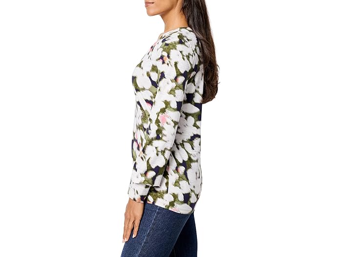 Blurred Petals Long Sleeve Top - Image 1