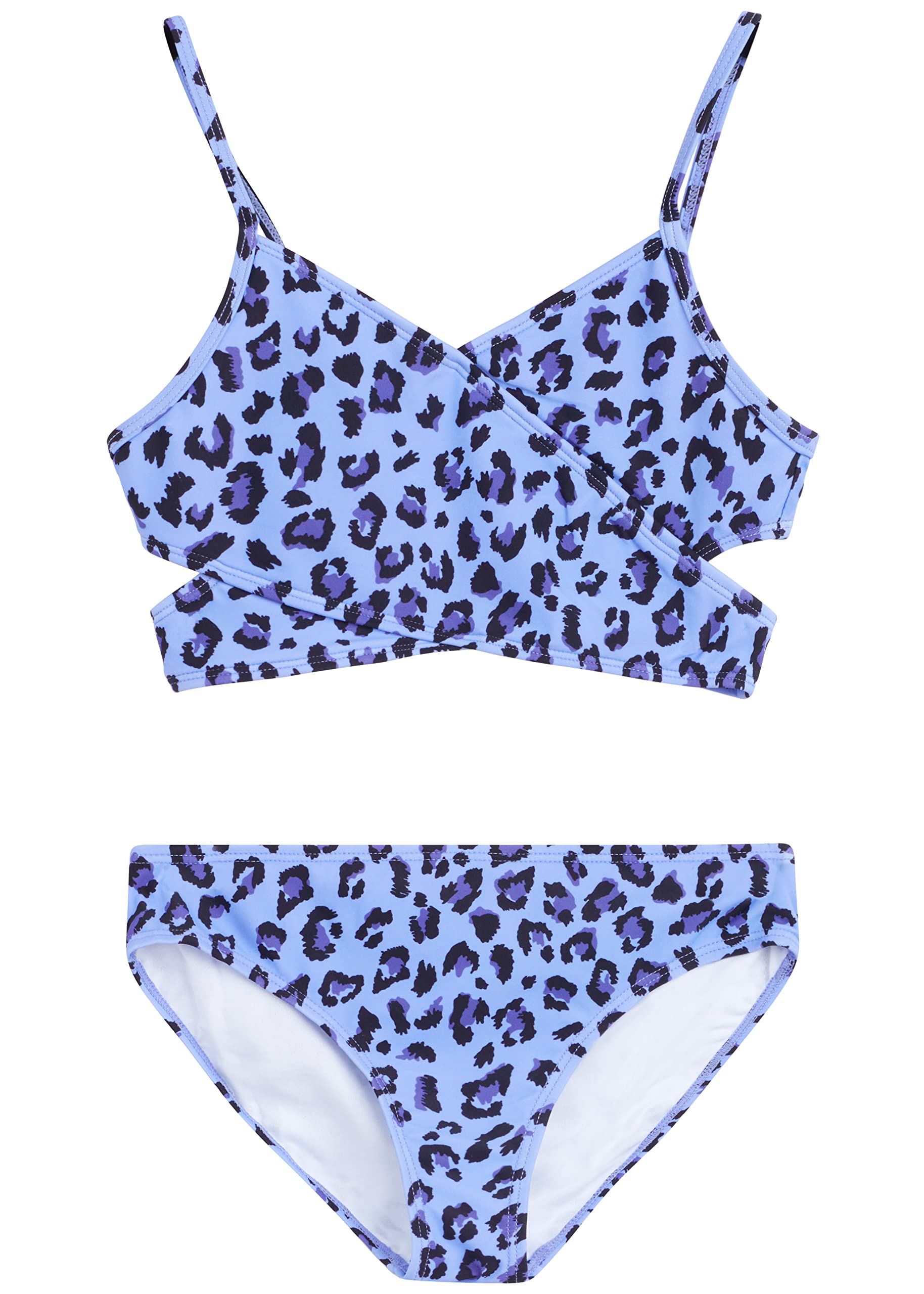 Kanu Surf Girls' Coral Reef Beach Sport Wrap Around Bikini 2-piece Swimsuit