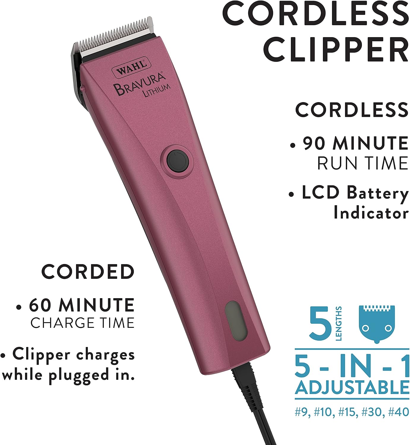 Wahl Bravura Lithium Ion Clipper