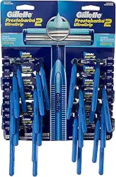 Aparelho Barbear Prestobarba Ultragrip Cartela, Azul, Gillete, 24 unidades