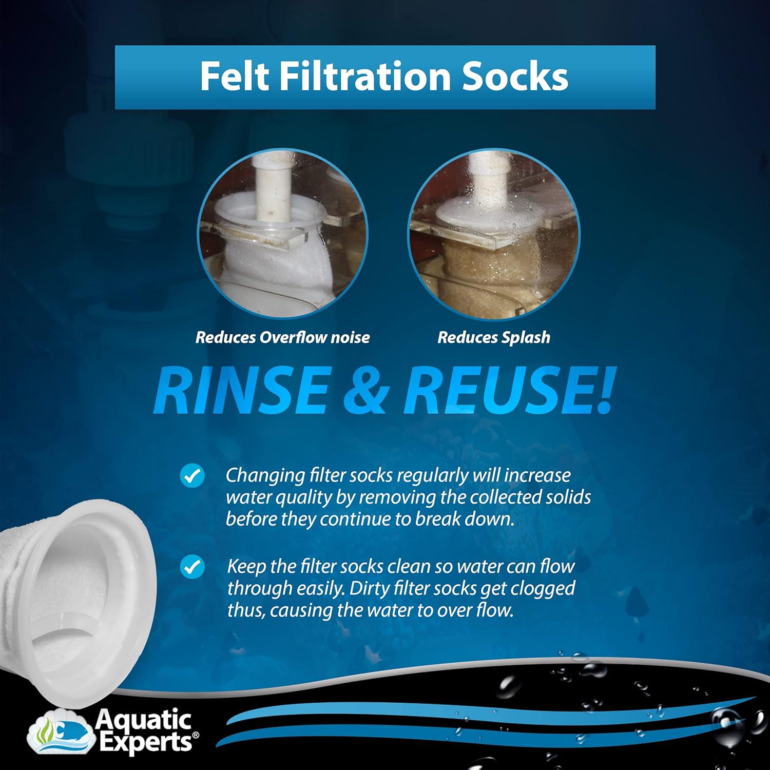 aqua one filter sock