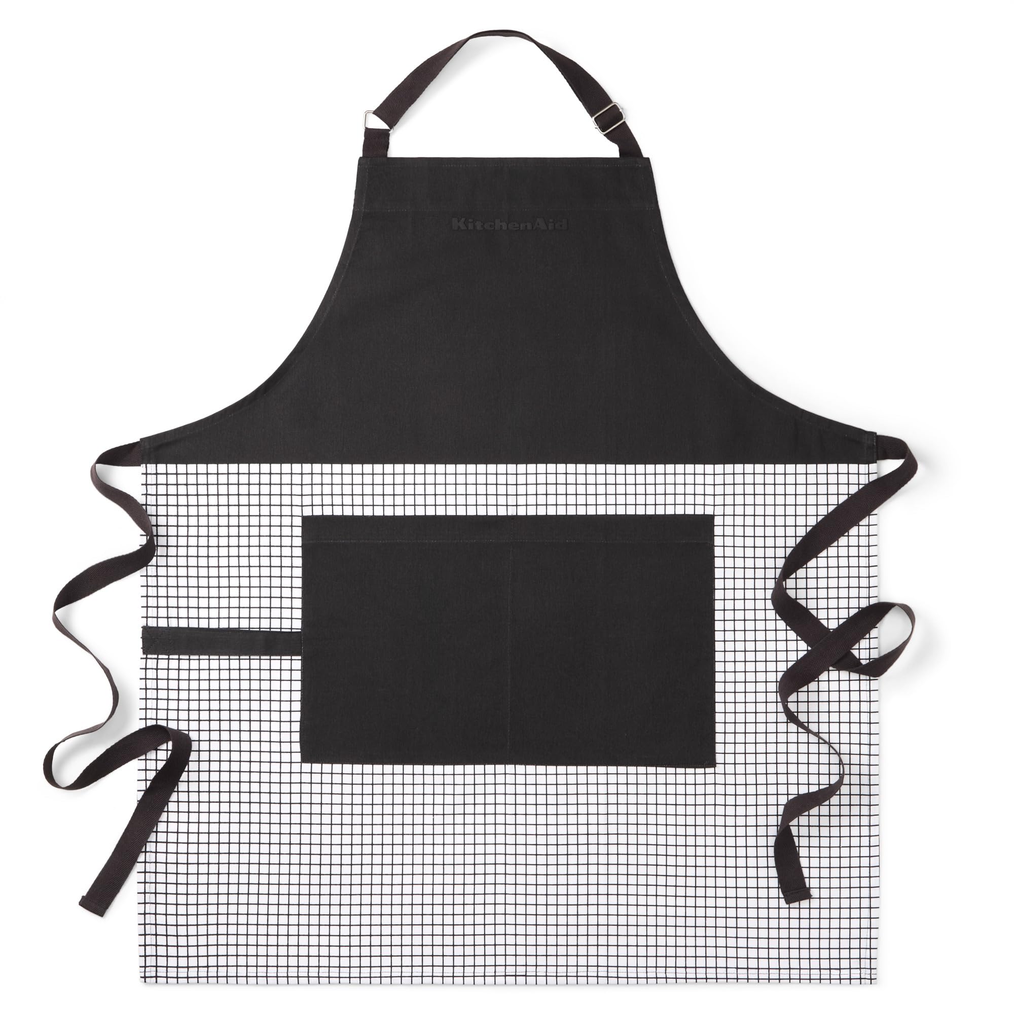 KitchenAid Gourmet Series Gridlines Grembiule Big Chef, resistente all'acqua Unisex - Adulto (Pacco da 1)