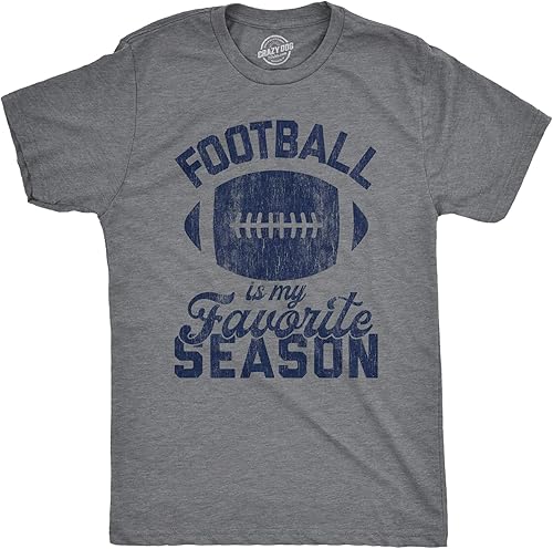 Camiseta de fútbol americano para hombre con texto en inglés Is My Favorite Season
