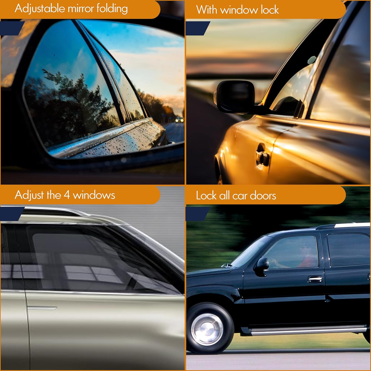 15883319 Driver Side Power Window Switch with Folding Mirror Switch Fit for 2003-2006 Chevrolet Silverado Avalanche Suburban Tahoe, GMC Sierra Yukon, Escalade, Hummer H2, 920-022# DWS 394