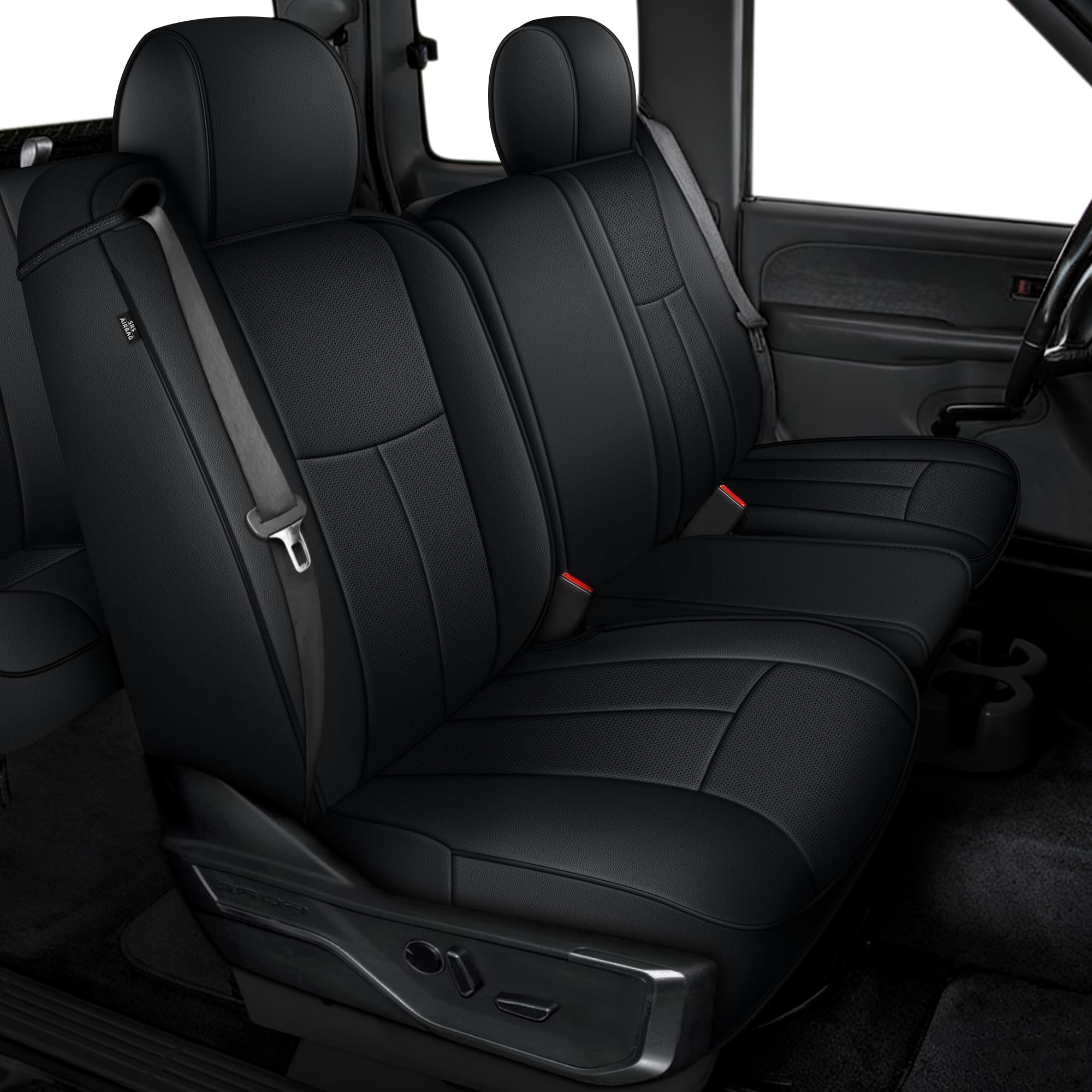 AOMSAZTO Faux Leather Seat Covers