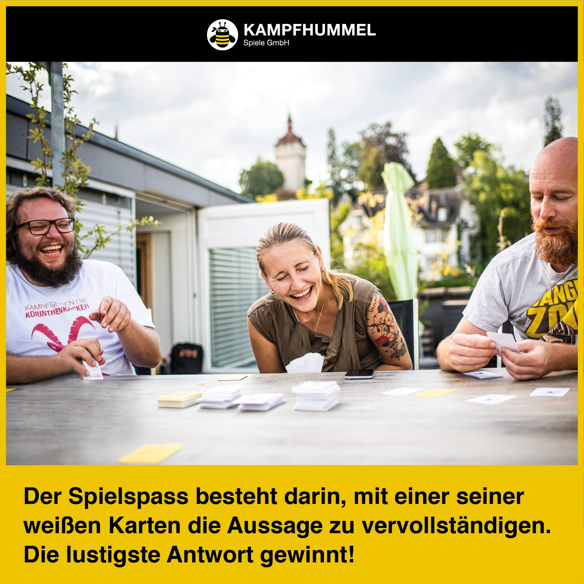 KAMPFHUMMEL Kampf gegen das Spiessertum – Travel Edition – mit 400 komplett neuen Karten in leichterer und kompakter Form