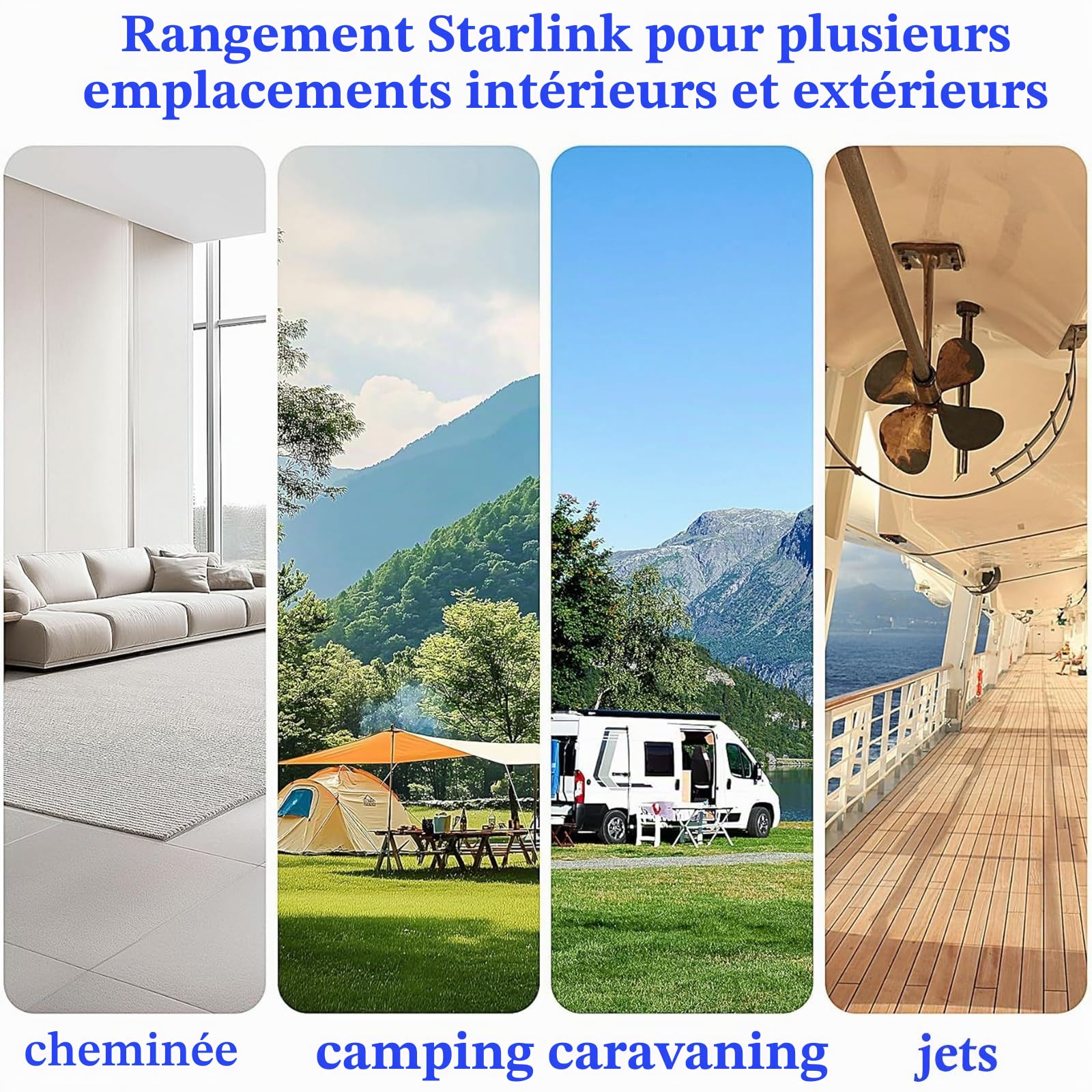 Starlink Mini étui – Mini étui portable Starlink pour Master Disk et accessoires pour camping-car, voyage, utilisation en plein air