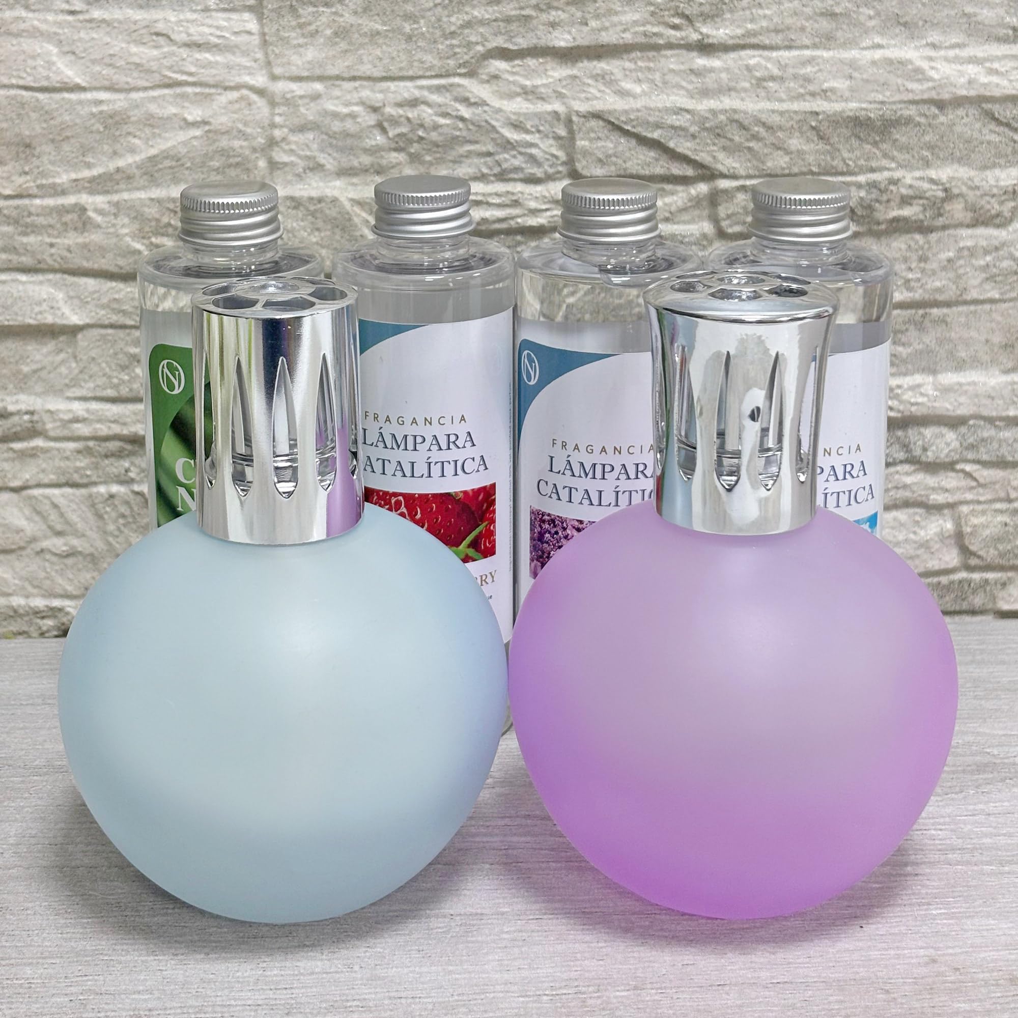 Lámpara Catalítica Fucsia Mate (200ml) - Perfuma el Ambiente y Elimina Malos olores e impurezas del Aire sin enmascararlos