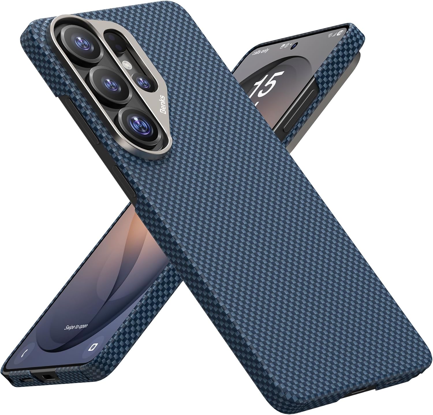 BENKS S26 Ultra Case, ArmorAir Case for Samsung Galaxy S26 Ultra Compatible with Magsafe, Ultra Slim & Lightweight Minimalist Case Built with Dupont Kevlar 600D Fiber and Aluminum Camera Frame