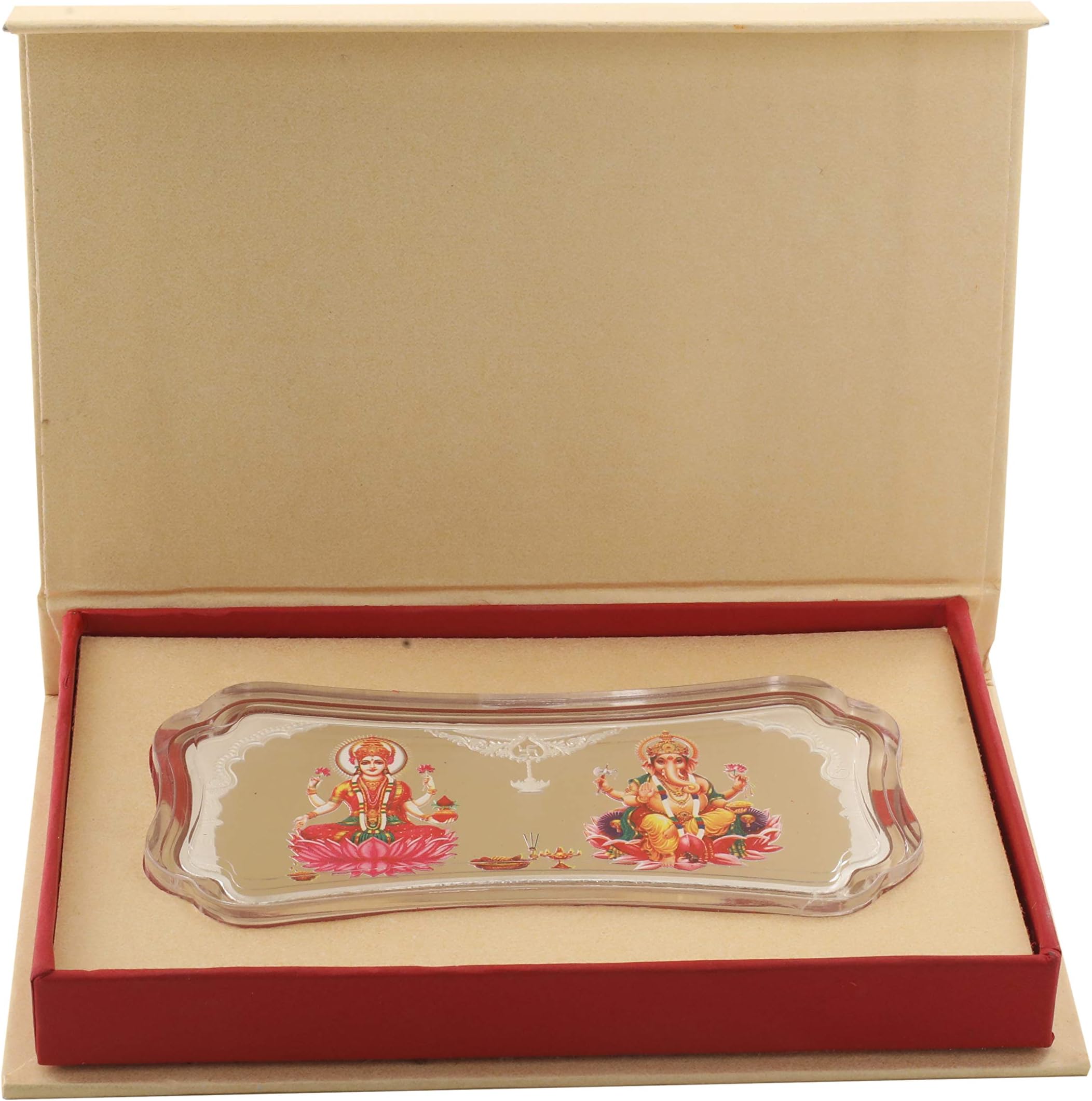 Shudhchandi.com MMTC-PAMP 999 Silver Purity Colourful Laxmi Ganesh 50 Gram Capsule