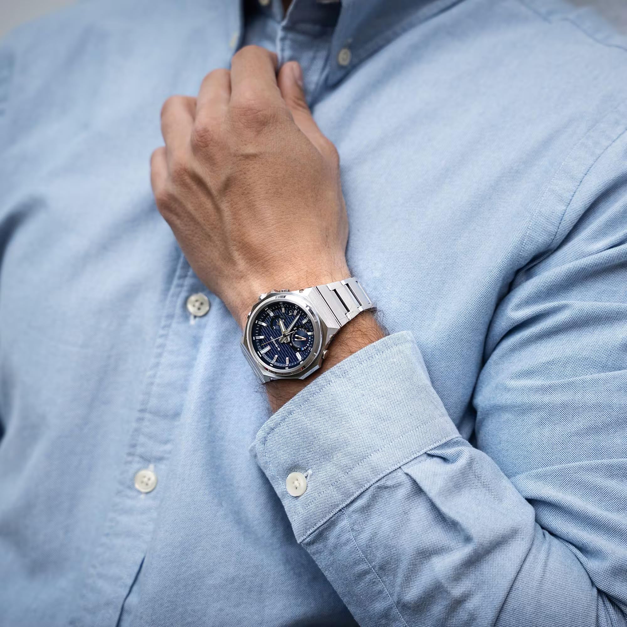Reloj Casio Cronógrafo Cuarzo para Hombres G-Shock G-Steel