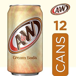 A&W Cream Soda, 12 fl oz cans, 12 pack