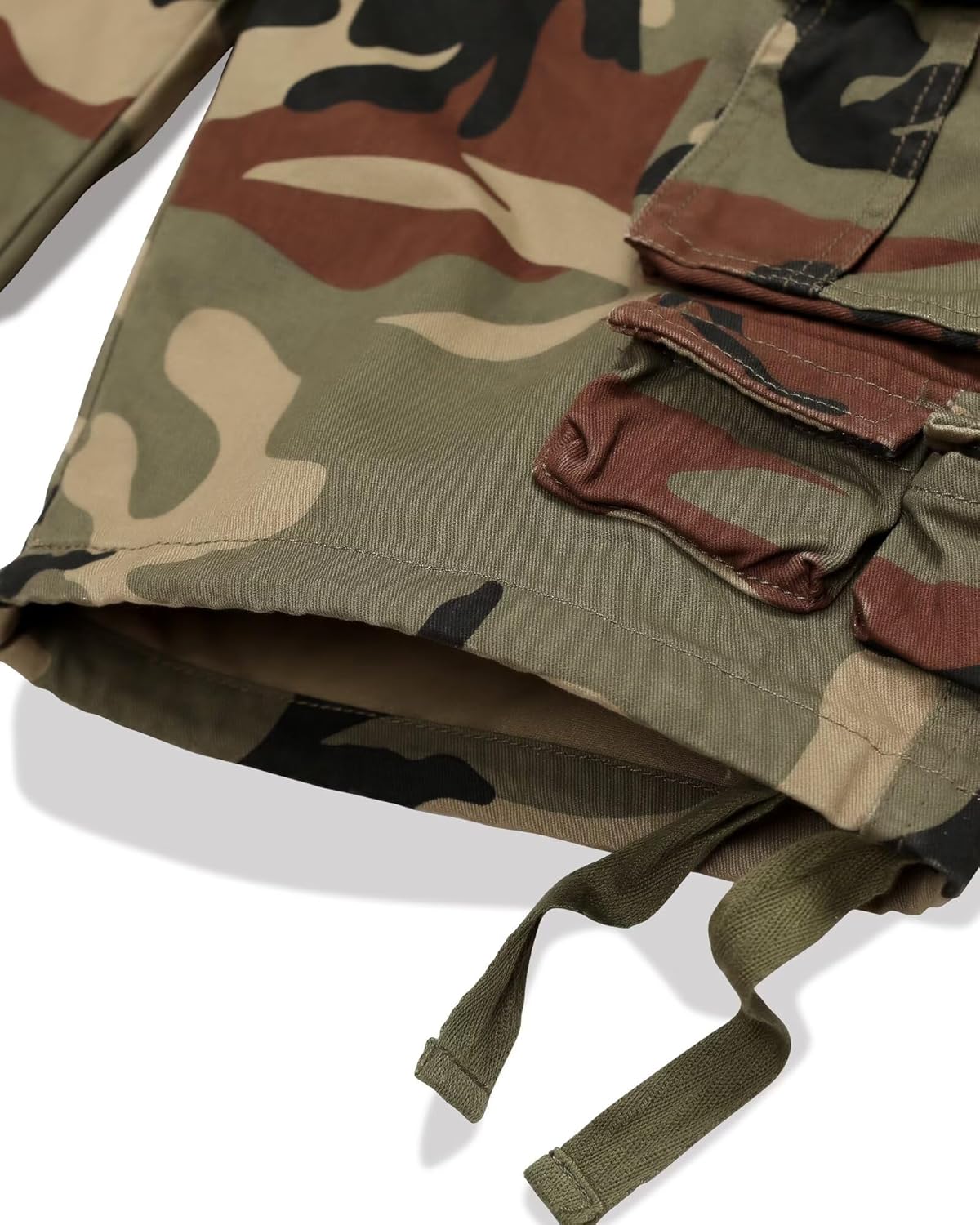 Cargo Short for Men, Camo Hiking Shorts, Relaxed Fit Casual Work Bermuda Shorts with Multi Pockets - Image 6