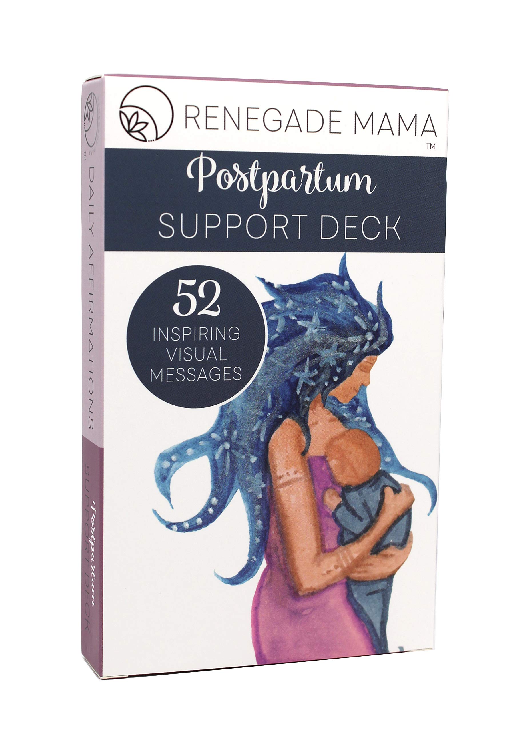 Renegade Mama Postpartum Support Affirmation Cards Deck Cards – January 1, 2016