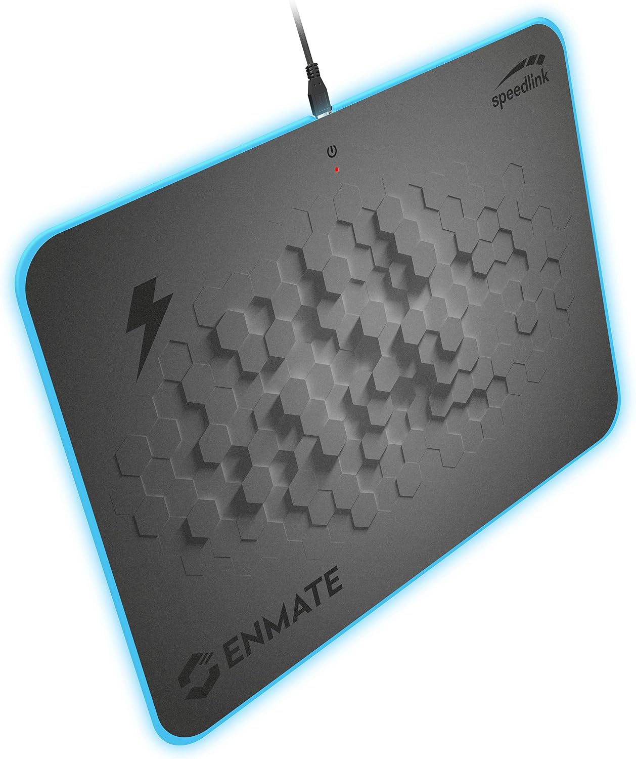 Enmate RGB Charging Mousepad ÔÇô Tappetino per mouse da gioco con funzione di ricarica a induzione - Mousepad - Immagine 5