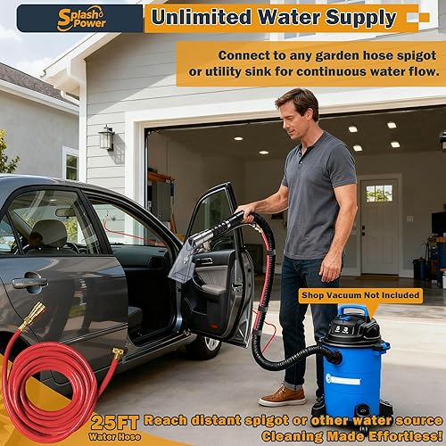 Miniatura 5 de Ajuste universal para cualquier kit extractor de manguera de aspiradora existente, mejor accesorio para aspiradoras en seco y húmedo con adaptador