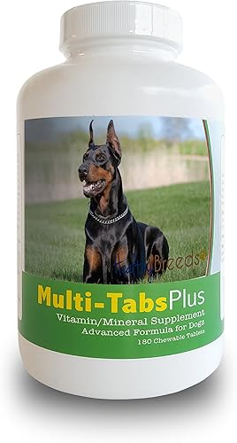 Healthy Breeds Doberman Pinscher Multi-Tabs Plus tabletas masticables 180 unidades