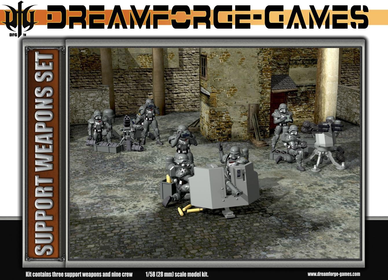Wargames Factory DreamForge: Eisenkern Stormtrooper Support Weapons