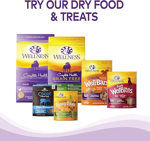 Miniatura 9 de Alimento húmedo completo para perros Wellness, natural, saludable, enlatado, Magenta