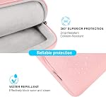 Lacdo 360° Sac d'épaule pour ordinateur portable de protection 13 de pouce MacBook Air M5 A3449 (2026), M4 A3240 2025, M3 A3113, M2 A2681, M1 A2337 A2179 A1932, 13 de pouce MacBook Neo A18 Pro A3404 (2026) Sac d'ordinateur, Rose
