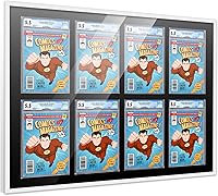 Vista 74 de Poster Palooza Marco de cómic con paspartú para 2 cómics CGC, CBCS o PGX Graded Comics – Marco de cómic negro para cómics de 8.125 x 13 pulgadas