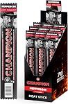 Champion Pepperoni Sticks, Hot and Spicy, Pack of 24 | Individually Wrapped, Perfect Lunch Snacks, Meat Sticks, Proudly Made in Canada