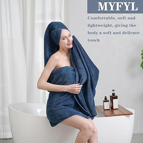 Miniatura 3 de Juego de toallas de baño de alta calidad, toallas de baño de gran tamaño, secado rápido, toallas de microfibra de terciopelo coral altamente