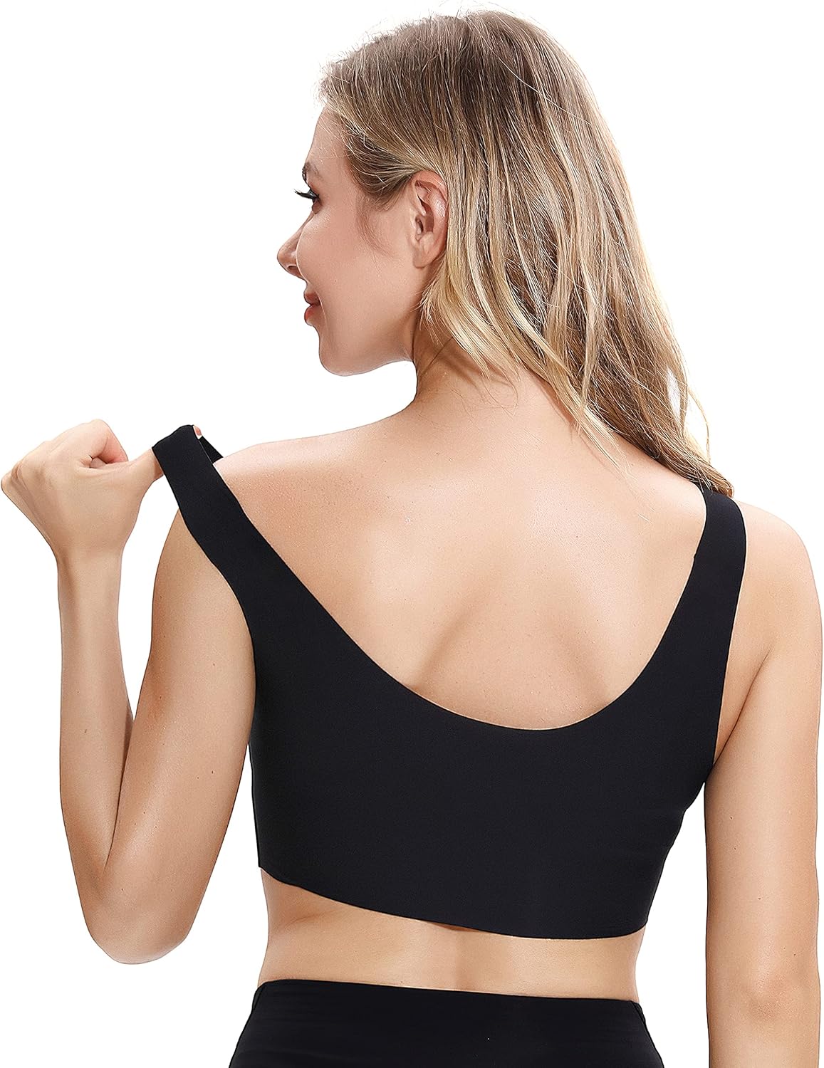 SANQIANG Women's Seamless Magic Bra Stretchy Breathable One Size Everyday's Bra at  Women’s Clothing store