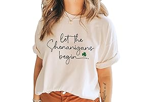 Let The Shenanigans Begin, Funny St. Patrick's Day Shirt for Women