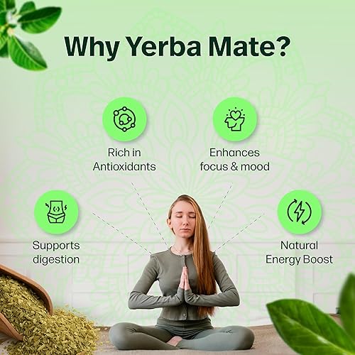 Vista 23 de Kalmateh Yerba Mate Gourd 8 oz, Double Wall Stainless Steel Mate Cup with BPA-Free Lid, Bombilla Filter Straw & Cleaning Brush, Perfect for Hot &