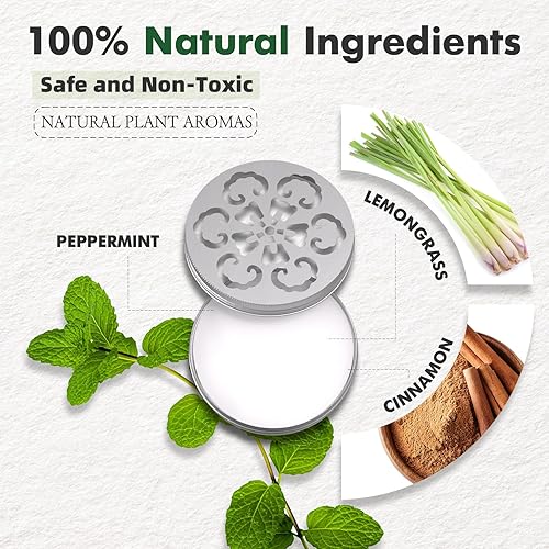 Miniatura 2 de Repelente de ratones, paquete de 4 con aceite de menta, disuasorio natural de roedores para el hogar, garaje, automóvil, interior y exterior, seguro