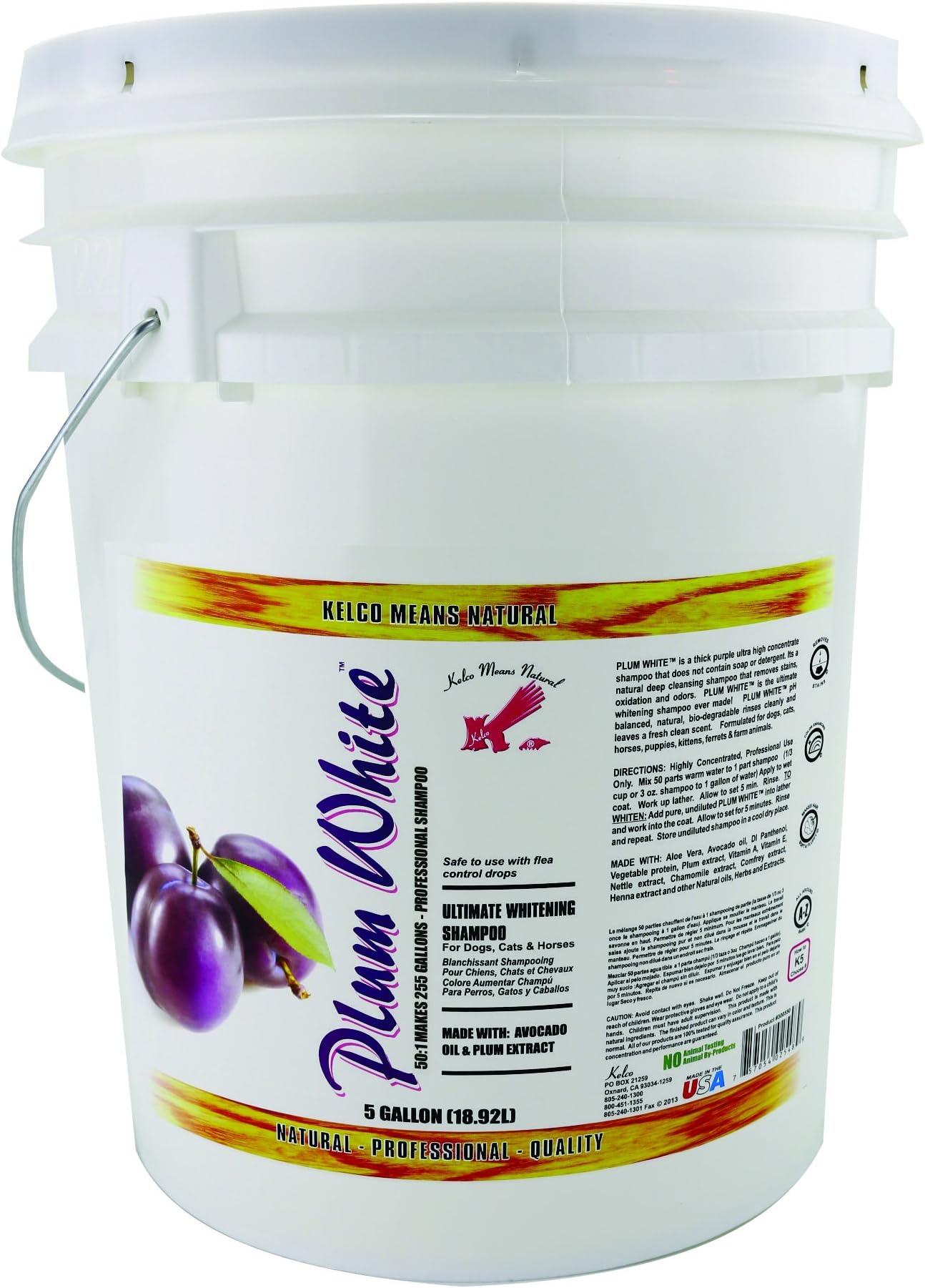50:1 Plum White Shampoo, 5 gal