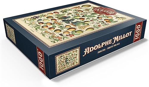 Miniatura 3 de MyPuzzle Fructus - Frutas para todos, póster de arte vintage, Adolphe Millot - Rompecabezas prémium de 1000 piezas para adultos