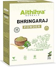'Aithihya Herbal Bhringraj Leaf Powder| Natural Hair Growth & Scalp Care | Reduces Hair Fall, Controls Dandruff & Promotes Healthy Hair| 50 grams