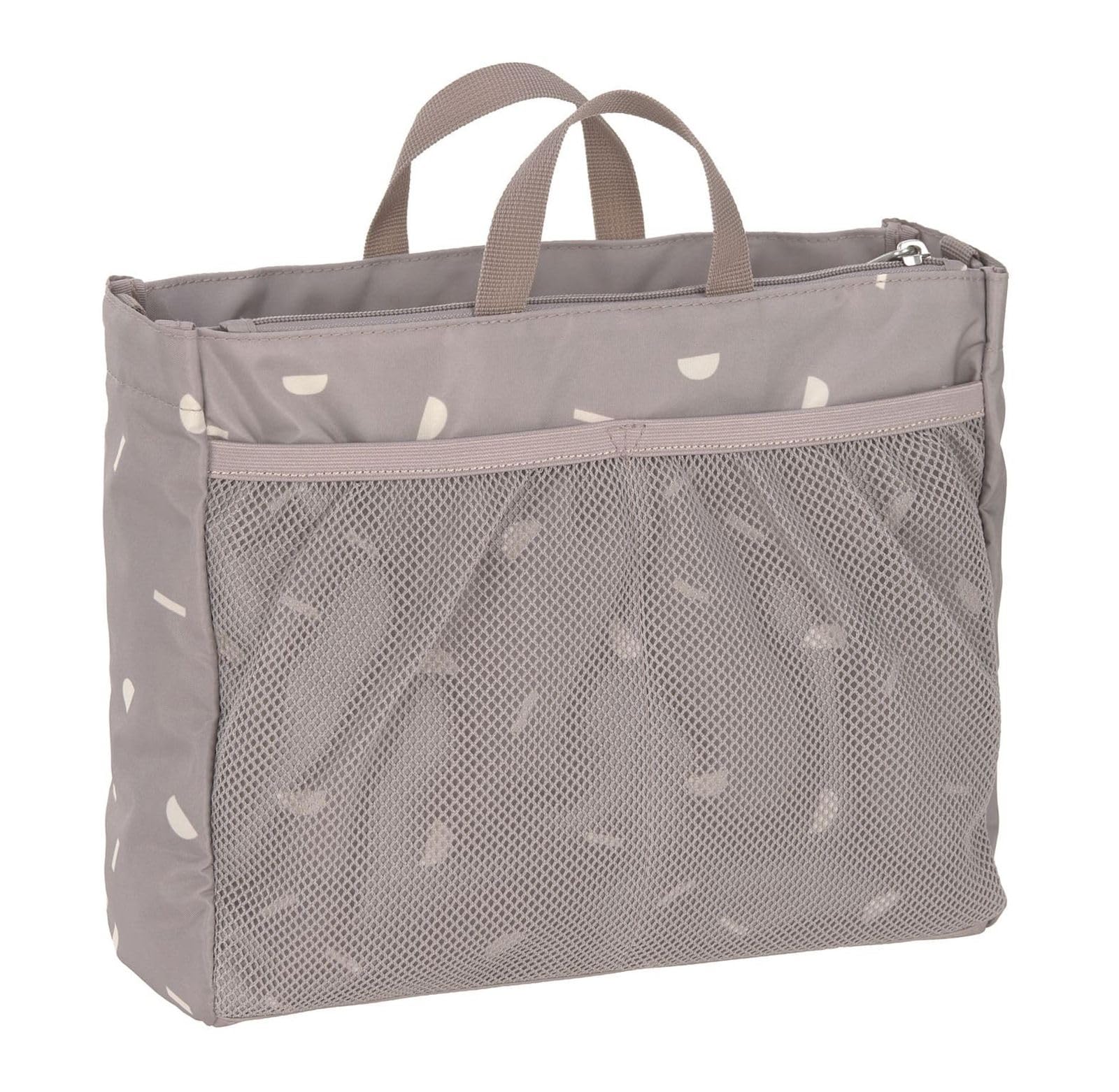 Lässig Organizzatore per passeggini per bambini Borsa per pannolini Borsa fasciatoio Piccola borsa per la toilette incl. Fasciatoio/Multitalent Organizer Blocks taupe, av2022, cd20dee2