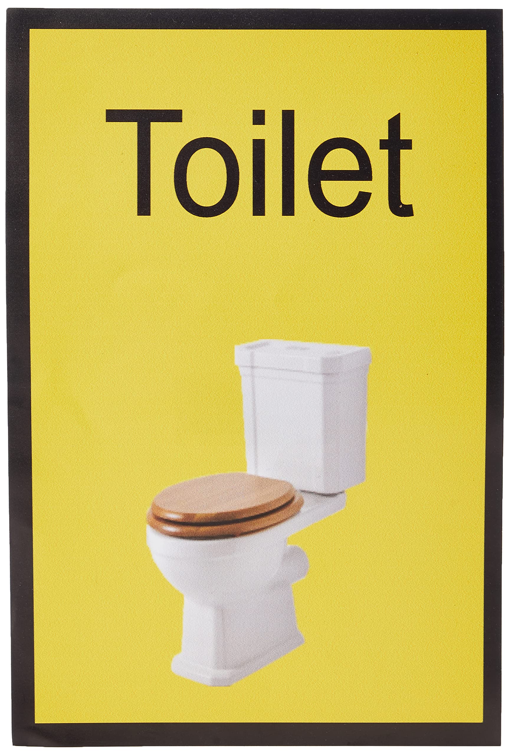 UK Safety Store DMS.08F-SA Toilet Dementia sign Self Adhesive 200mm x 300mm