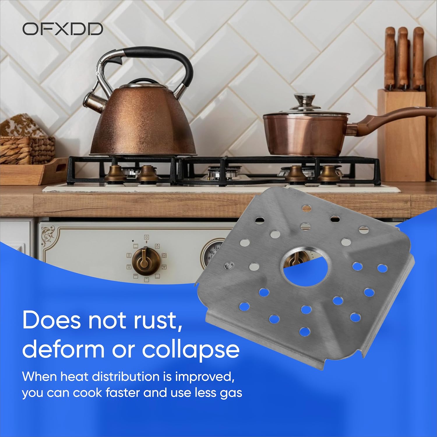 Gas Burner Trivet Grate - Stove Reducer Ring - Non Slip Stove Stand