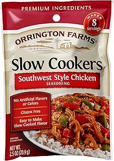 Orrington Farms Slow Cookers Southwest Style Chicken Seasoning, 2.5 Ounc...