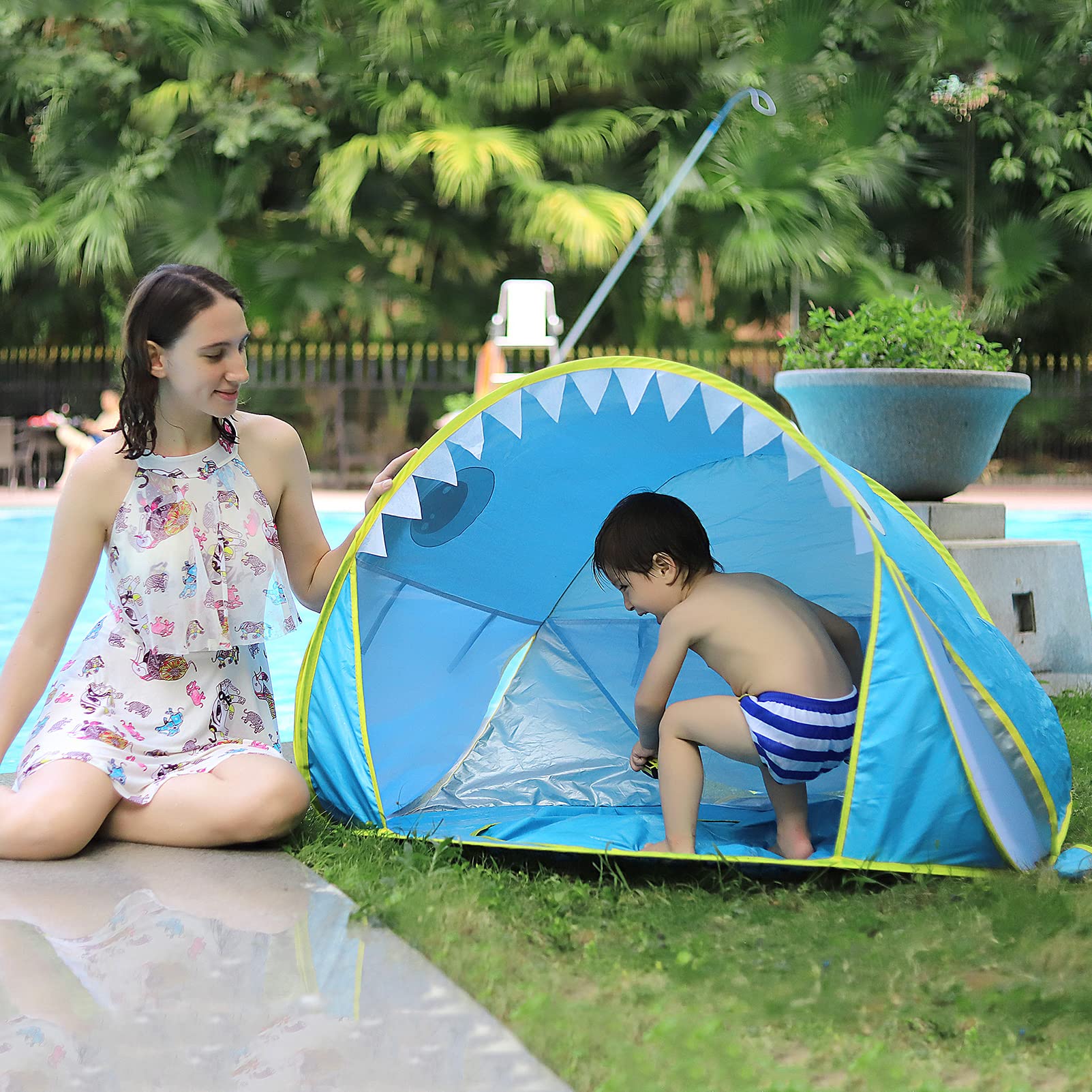 Tenda da spiaggia Pop Up per bambini, Trekking, Campeggio, turismo Tenda da spiaggia Pop Up per bambini, Trekking, Campeggio, turismo