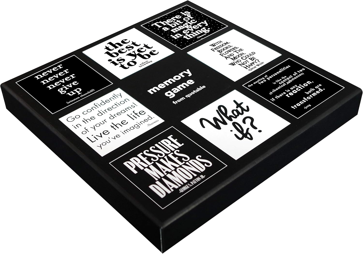 Quotable Memory Game 36 Inspirational Quotes on Matching