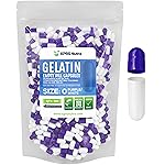 XPRS Nutra Size 0 Empty Capsules - 500 Count Empty Gelatin Capsules - Pills DIY Capsule Filling - Pure Bovine Pill Gel Caps for Do-It-Yourself Supplements (Purple/White)