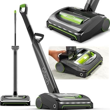 Gtech AirRAM MK2 Cordless Vacuum Cleaner with Powered Brush Head - Perfect for Carpet and Hardwood Floors - Rechargeable 22v Li-ion Battery - Lightweight 7 lbs.