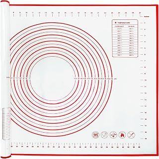 LUZUOKA Extra Large 31.5x24 Inch Silicone Baking Mat - Non-Stick Dough Rolling Pastry Mat, Heat-Resistant, Dishwasher Safe XXL