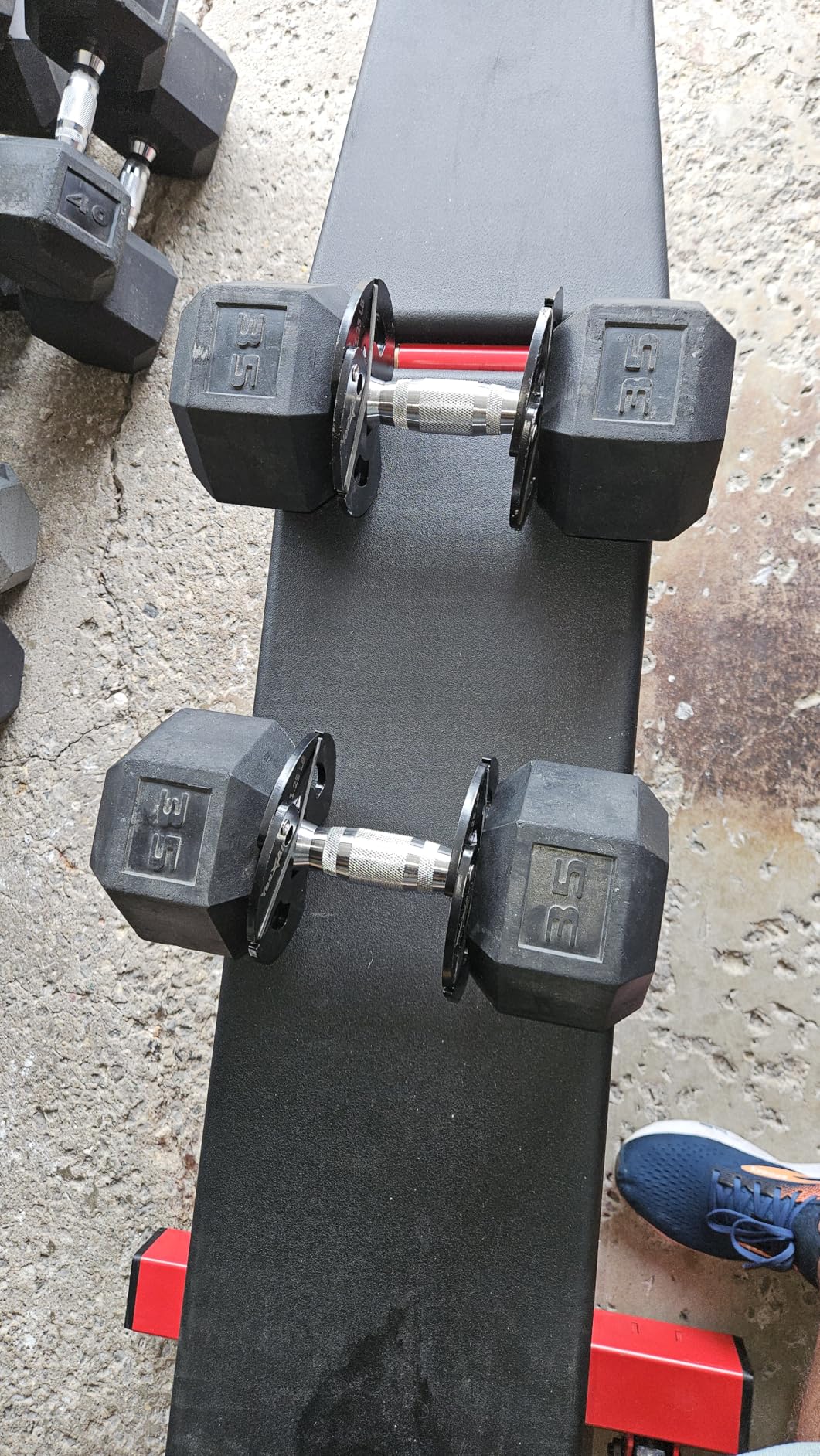 Yes4All Fractional Weight Plates Set, Available In Steel And Rubber, Set of 2/4/6 Plates in 1.25LB, 2.5LB, or 5LB Sizes, Micro Change Plates for Dumbbell and Olympic Barbell Weightlifting