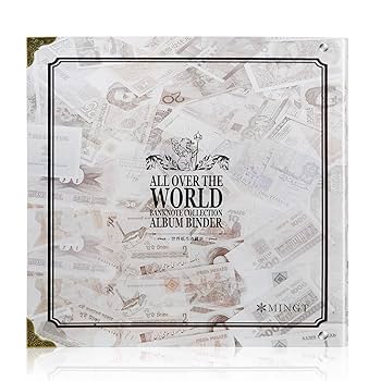 世界の コレクション アルバム 120枚+紙幣 Amazon.co.jp: MUDOR 120ポケット 紙幣 世界通貨収集アルバム