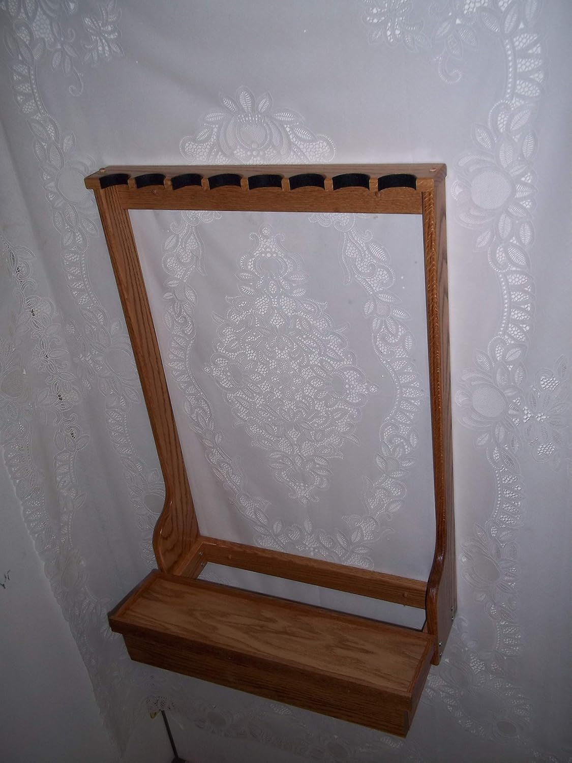 handmade 8 Gun Vertical Wall Rack