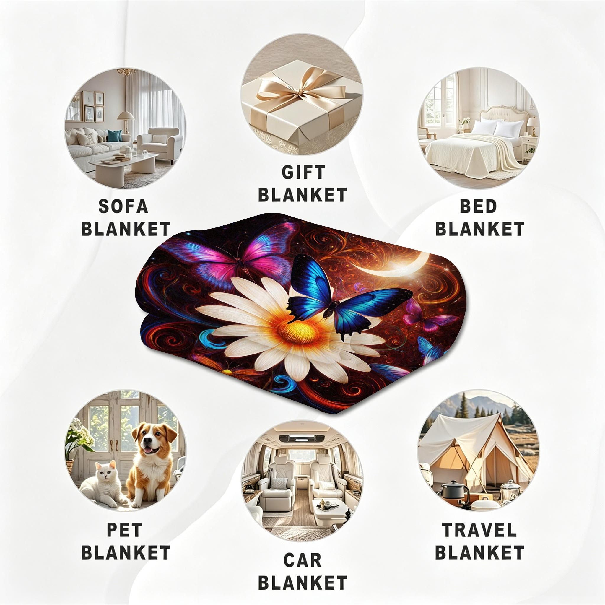 Manta 220x240 cm Pluma De Rosa Franela Polar para Cama 135/150-A285